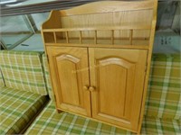 solid wood wall cabinet