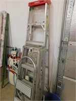 Werner 6 ft.  step ladder,  4' & 2' step ladders