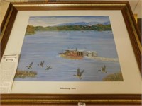 Yeingst Millersburg Ferry Print (51/200) framed