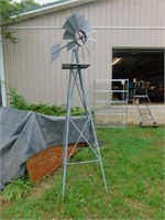 windmill, yard ornament, all metal, 96" h