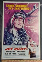 Original 1971 Jet Pilot w/ John Wayne movie poster