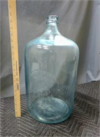 Vintage 5 gal glass bottle Crystal bottled Waters