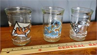 Vintage Tom & Jerry Welch's glass cups  '90-'91
