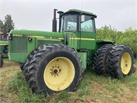 1984 JOHN DEERE 8650 4WD TRACTOR, C/W CAHR,