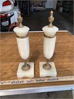 Marble and Brass finials