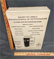 Circa 1980s never opened Webster's book