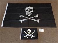 2 Pirate / Skull Flags