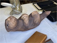 Carved Wood Otter