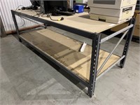 2 Tiered Work Bench, 2400mm x 900mm x 840mm