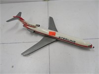 Sterling Skybus model airplane, 9 1/2", plastic