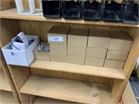 14 Boxes ea Approx 50 Pens & Paper Filing Stands