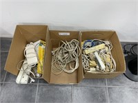 3 Boxes 240V Powerboards & Extension Leads