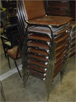 (9) Stacking Chairs