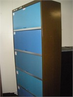 5 Drawer Lateral Filing Cabinet W/Key