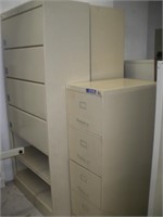 (2) Lateral & (1) 4 Drawer Filing Cabinets