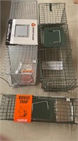 3 catch & release animal trap-2large 1bonus small