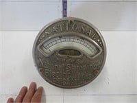 National volt meter, 6" diameter