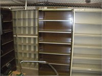 (6) Lateral Filing Cabinets & Metal Shelves