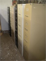 (6) 5 Drawer Filing Cabinets   61 Inches Tall