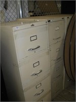 (4) 4 Drawer Filing Cabinets   52 Inches Tall