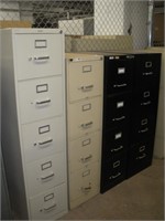 (4) 4 & 5 Drawer Filing Cabinets