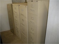 (4) 4 & 5 Drawer Filing Cabinets