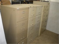 (5) 4 & 5 Drawer Filing Cabinets