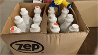 12 bottles Zep buff-up ready-to-use spray