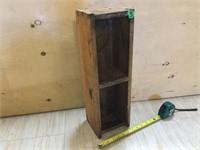 Antique Wooden Box Shelf
