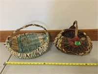 Wooven Baskets- Lot of 2