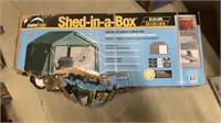 Shelter Logic Shed In A Box BOX IS OPEN