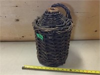 Basket Covered Crock