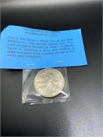2000 Republic of Liberia millennium $10 coin