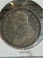 1828 Capped Bust Half Dollar