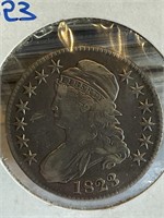 1823 Capped Bust Half Dollar