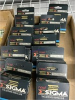 12 boxes of Sigma Claire Blue 15 pound test line