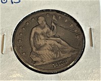 1873 Seated Liberty Half Dollar