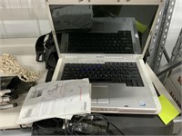 Dell laptop computer in bag