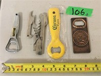 Collectible Bottle Openers- Lot of 5