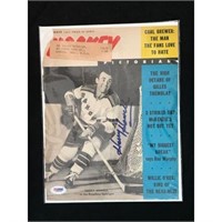 Harry Howell Signed Magazine Cover Psa Dna