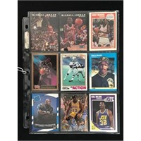 9 Multi Sport Hof/rookie Cards