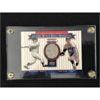 2002 Mickey Mantle/koufax Game Used Jersey Card