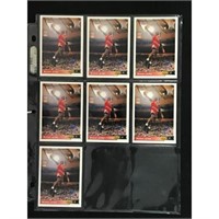 7 1992 Upper Deck Michael Jordan Cards
