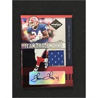 2004 Leaf Thurman Thomas Game Used Auto Card