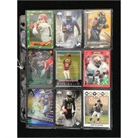 9 Football Rookies/hof/stars