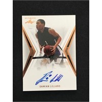 2012 Leaf Auto Damian Lillard Rookie