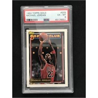 1992 Topps Gold Michael Jordan Psa 6