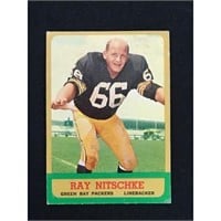 1963 Topps Football Ray Nitschke Rookie