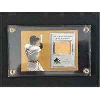 2001 Sp Joe Dimaggio Game Used Bat Card