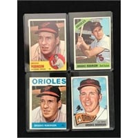 4 Topps Brooks Robinson Cards 1963-1966